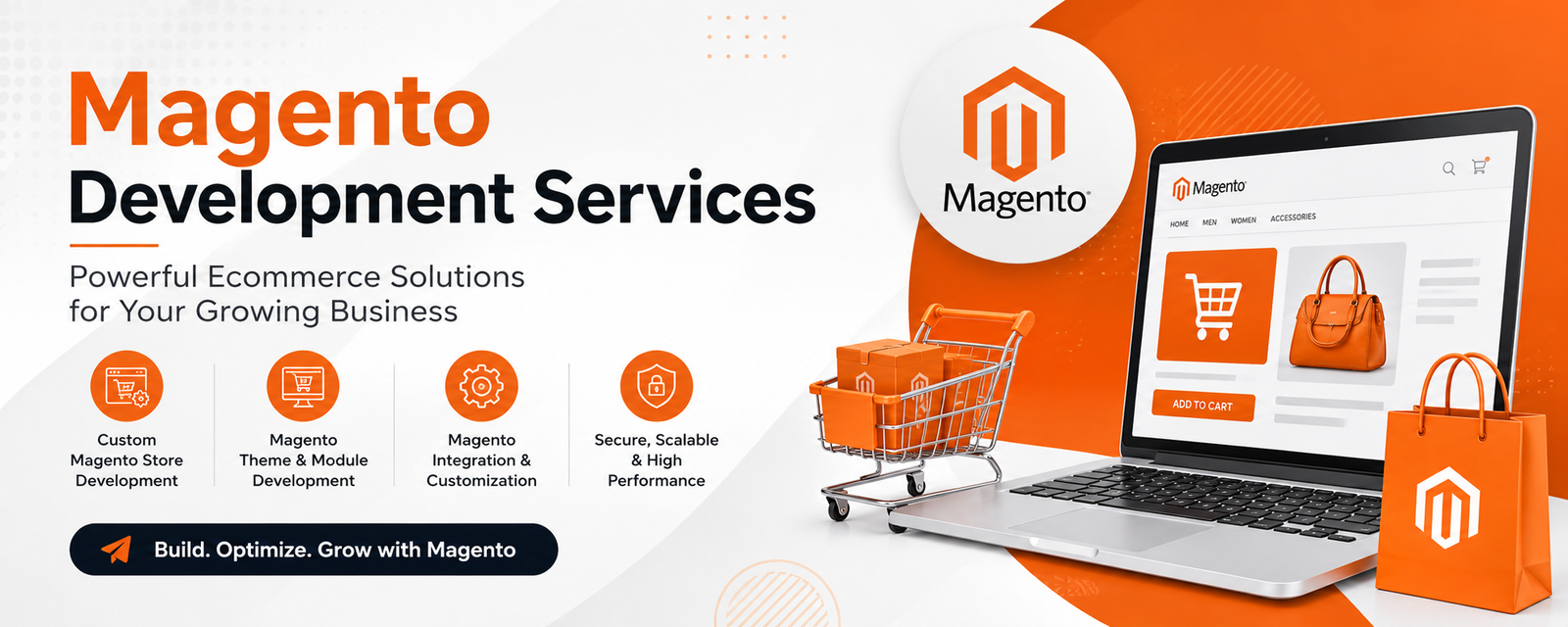 Magento development services for ecommerce websites